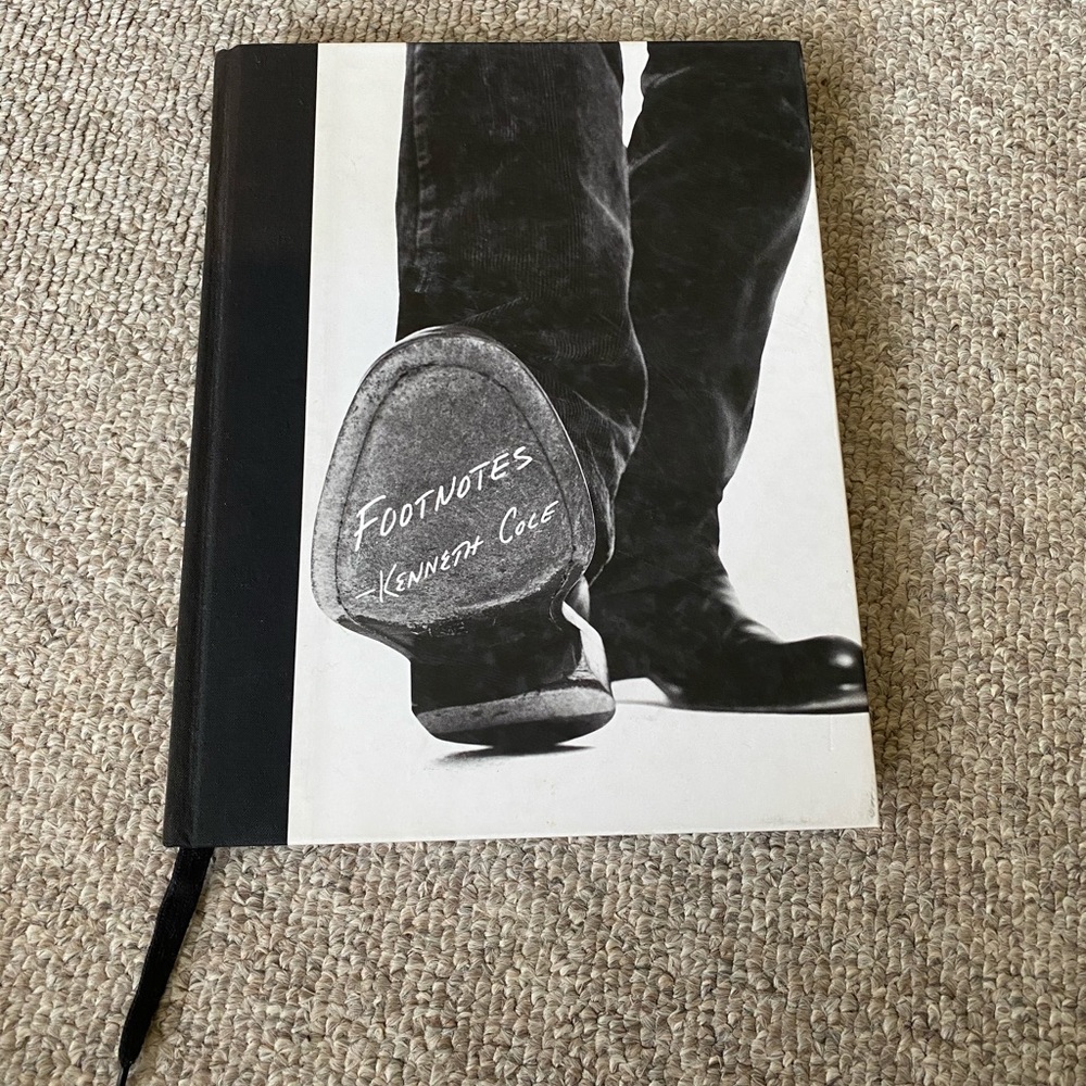 Kenneth Cole Coffee Table Book, Footnotes